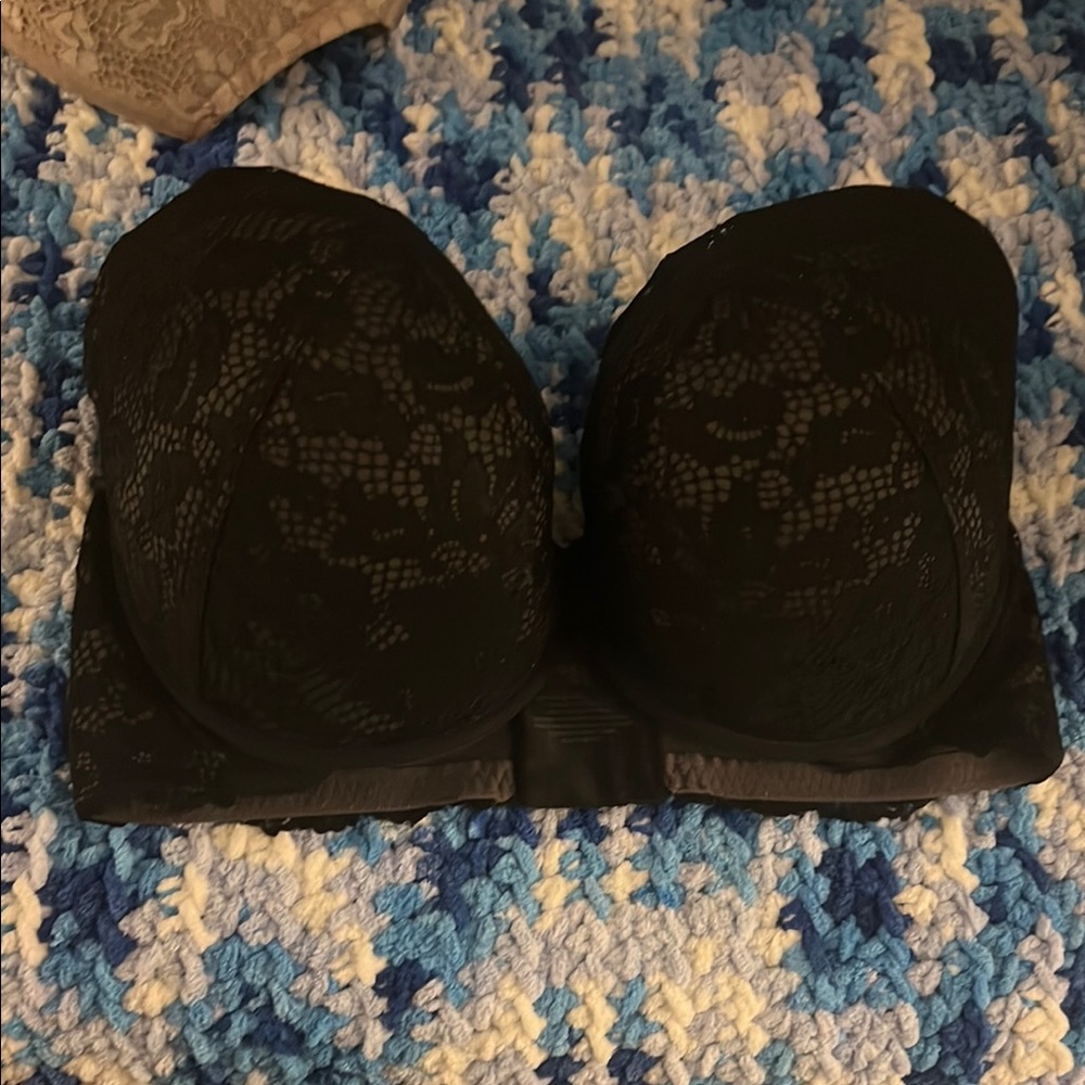 Torrid Black Lace Push Up Plunge